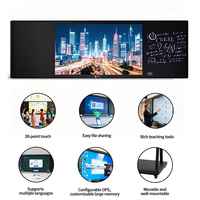 Tableau noir intelligent de haute qualité de 75 pouces, couleur noire, 4K, Nano Board, écran tactile LCD pour l'éducation scolaire