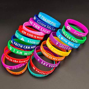 Eco-Friendly Silicone Personalized <b>Plastic</b> Rubber Bracelets Wristband Cheap Custom Promotional Wristbands - Product Image 5