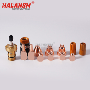 Boquilla de corte por plasma Halansm de buena calidad Powmax 105, escudo 220990, <span class=keywords><strong>electrodo</strong></span> <span class=keywords><strong>220842</strong></span>, tapa de retención 220953, anillo de remolino 220993 - Product Image 1