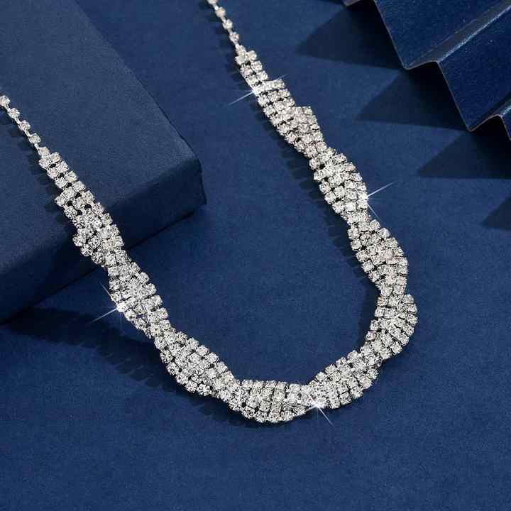 Fashion Best-Seller Diamond Rhinestone Claw Temperament Wild Necklace Clavicle Chain Ornament