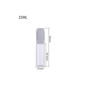 Botella de PET Transparente Anti-Robo de <span class=keywords><strong>Cinco</strong></span> Puntas de 10ml 30ml 50ml con Superficie Mate para Tapa con Gotero - Product Image 6