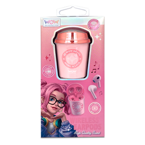 Cuffie wireless BT a forma di tazza da caffè WOW Generation - custodia-36g, auricolari-5.8g - Product Image 4
