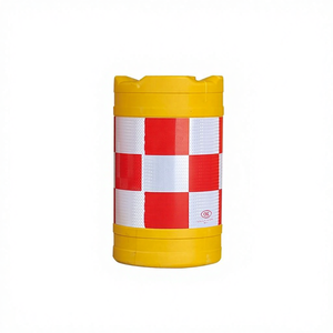 Barriera di Sicurezza YUYUE in <span class=keywords><strong>PE</strong></span> HDPE, Alta Intensità Riflettente Prismatica, Protezione IP66, Plastica Rossa e Gialla - Product Image 1