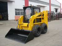 EVERUN vendita calda ERS60 0.85ton giardino farm frontend end costruzione compatto piccolo skid steer loader per la vendita