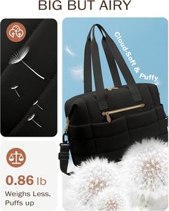 Bolsa de <span class=keywords><strong>Viaje</strong></span> Ligera para <span class=keywords><strong>Mujer</strong></span>, Tipo Duffel, con Cierre de Cremallera, Material de Poliéster, Tamaño M, para Fin de Semana o Viajes Cortos - Product Image 5