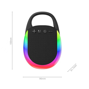 Haut-parleur Bluetooth G3 sans fil en tissu, TWS, basses rondes, 5W, basses, lumière LED RVB, vélo, cyclisme - Product Image 2