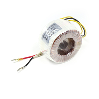 Transformateur toroïdal de puissance d'amplificateur audio monophasé 12V10A 12V-0V-12V 120VA avec tension d'entrée 230V