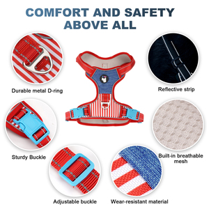Adjustable Dog Traction Rope Large Medium Small Dog Explosion Proof Breast Wrap Vest Reflective Walking Dog Rope Dog Chain - Product Image 3