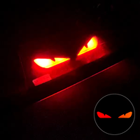 Autocollant de feu arrière de frein de voiture personnalisable personnalité yeux de démon pour Changan lumin autocollant de voyant d'avertissement automatique