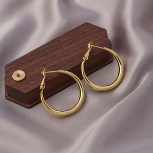 Boucles d'oreilles créoles minimalistes de luxe en argent pour femmes, bijoux surdimensionnés pour visages carrés/ronds, grand design de créateur, vente en gros - Product Image 2