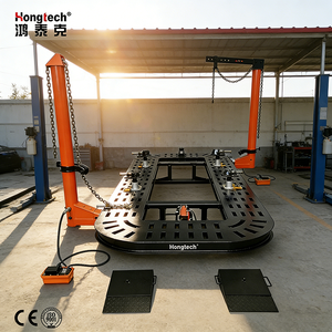 Équipement de réparation de carrosserie automobile en acier Hongtech HOT-M4 et banc de tirage pour débosselage avec soudeuse par points certifiée CE - Product Image 1