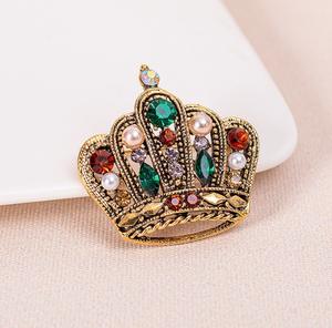 女性用金メッキ亜鉛合金高級パールボウノットブローチ結婚式婚約ギフト - Product Image 6