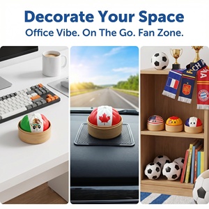 Juguete antiestrés de EVA con diseño de bandera mundial y cara sonriente, tipo dumpling, para niños de 5 a 7 años, caja sorpresa. - Product Image 2