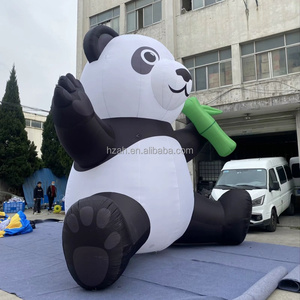 Panda Gonfiabile Gigante con Bambù Personalizzato Cartone Animato Panda Cinese Gonfiabile per Pubblicità - Product Image 2