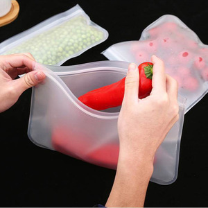 Bolsas resellables para envasar alimentos, bolsas de plástico autosellables para el hogar, bolsas de PEVA gruesas para almacenamiento y congelación en el refrigerador - Product Image 3