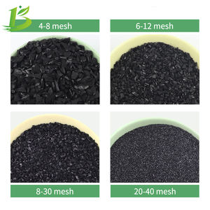 Carbón activado al vapor a base de coco Granular 1100 Iv Value Carbón activado de cáscara de coco para refinación de recuperación de oro - Product Image 2