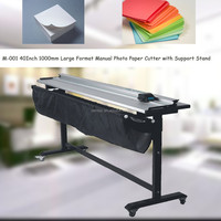 Máquina Cortadora de Papel Rotatoria de Formato Grande M-001 de 40 Pulgadas con Soporte