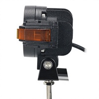 NOUVEAU projecteur double direct 2,5'' pour conduite automobile, conduite nocturne, 18W-45W, œil de démon rouge, 3000K-6000K, éclairage LED pour voiture, moto