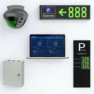 Sistema de Aparcamiento Ultrasónico Integrado de Montaje Frontal RS485 TCP/IP con Depuración de Aplicaciones, Sistema Inteligente de Guía de Aparcamiento para Oficina y Garaje - Product Image 4