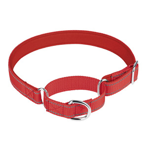 Accesorio para mascotas, <span class=keywords><strong>Collar</strong></span> ajustable de nailon para mascotas Martingale para perros grandes, <span class=keywords><strong>Collar</strong></span> de entrenamiento de estrangulación para perros de nailon reflectante fuerte personalizado - Product Image 6