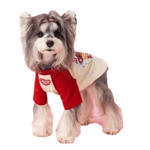 Vêtements pour chien en coton Tony Bear, costume pour animal de compagnie, été, loisirs, imprimé de dessin animé, manches raglan, t-shirt, petit ours, Schenare Marzie <span class=keywords><strong>Stedi</strong></span> - Product Image 5