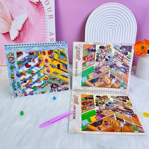 Livre d'autocollants en gros : Scènes miniatures mignonnes, autocollants 3D empilables sur le thème des courses et de la vie quotidienne pour enfants – Papeterie et cadeaux - Product Image 5