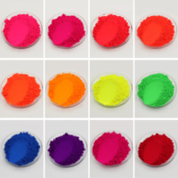 Poudre de pigment fluorescent phosphorescent aux couleurs néon pour vernis à ongles