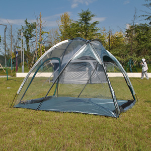 Tente bulle, tente dôme transparente pour <span class=keywords><strong>4</strong></span> personnes, protection contre le froid, abri de camping portable, pour regarder des événements sportifs, des fêtes, observer les étoiles - Product Image 1