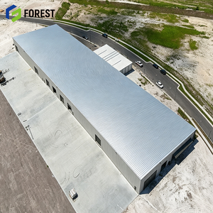 Almacén de Estructura de Acero Modular sin Columnas de Alta Resistencia, Edificio de Almacenamiento de Mercancías Comerciales de Gran Espacio - Product Image 1
