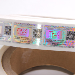 Tùy chỉnh Hologram mã QR Nhãn dán nhãn làm mất hiệu lực chất liệu với an ninh nhãn in logo - Product Image 6