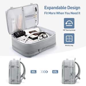 TSA-Approved Expandable Laptop <b>Backpack</b> with Durable Waterproof Fabric and Organized Compartments - Product Image 4