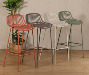 Tabourets <span class=keywords><strong>de</strong></span> <span class=keywords><strong>bar</strong></span> hauts d'extérieur en polypropylène et métal pour comptoir <span class=keywords><strong>de</strong></span> cuisine, chaises <span class=keywords><strong>de</strong></span> <span class=keywords><strong>bar</strong></span> - Product Image 6