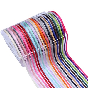 Consegna Rapida, Nastro in Raso Bifacciale da 1/4 di Pollice, 100 Iarde, 206 Colori Pronti, Rotoli di Nastro per Fiocchi per Reggiseni - Product Image 1