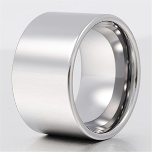 Perhiasan CHENG cincin berat perak dipoles tinggi kustom cincin tengkorak pria 14mm cincin pertunangan karbida Tungsten untuk pria - Product Image 2