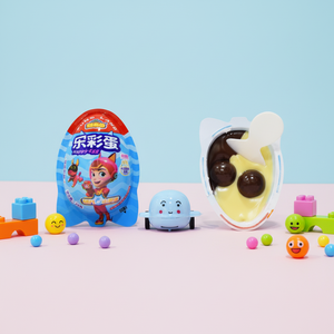 <span class=keywords><strong>Chocolate</strong></span> con Huevo Sólido Halal, Económico y Confiable, con Mini Dinosaurios de Juguete, Bolas de <span class=keywords><strong>Chocolate</strong></span> Cubiertas de Caramelo - Product Image 5