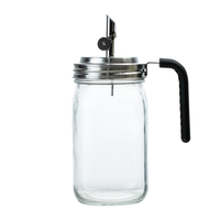 Bouchon verseur en acier inoxydable pour bocal Mason 70mm 86mm pour distributeur de café, sirop, huile d'olive en verre