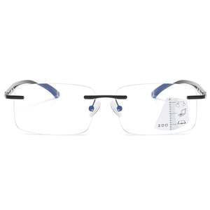 Gafas de Lectura Progresivas Multifocales con Zoom Automático Personalizadas para Hombre, Gafas Fotocromáticas con Protección Contra la Luz Azul para Hombre y Mujer - Product Image 4