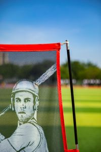Filet de Pratique de Baseball Personnalisable avec Cible pour Lanceur, Conception de Pare-balles Humanoïde, en Polyester et Cadre en Fer avec Renfort en Fibre de Verre - Product Image 5
