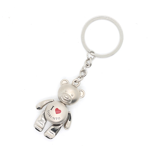 <span class=keywords><strong>Portachiavi</strong></span> Personalizzato in Lega di Zinco con Orsacchiotto di Londra - Product Image 3