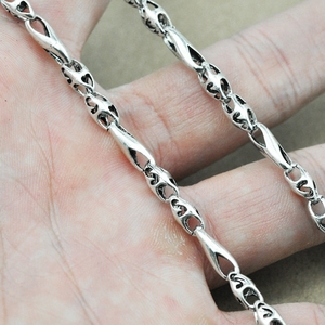 पुरुषों के लिए 925 स्टर्लिंग चांदी चेन हार 18-<span class=keywords><strong>24</strong></span> इंच - Product Image 4