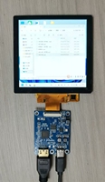 4-Zoll Hochleuchtendes Kapazitives LCD-Display-Modul HD-MI/USB-Schnittstelle Treiberplatine 720x720 Auflösung 600-800 Nits Helligkeit