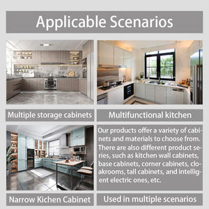 Tiroir d'assaisonnement de cuisine multifonctionnel moderne en aluminium pour armoires de garde-manger Supports à épices pour armoire de cuisine - Product Image 4