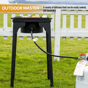 Réchaud de camping portable et léger au <span class=keywords><strong>propane</strong></span> pour les voyages, les pique-niques, la brasserie maison et la cuisine en extérieur, facile à nettoyer - Product Image 4