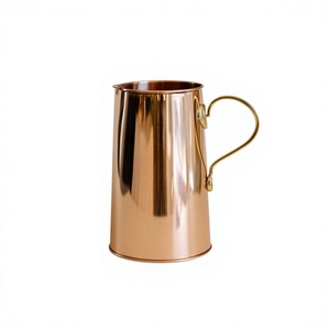 Pichet à eau en cuivre martelé, fait main, écologique, classique et luxueux, avec couvercle, grande capacité, pot à boisson en métal pour le service à domicile - Product Image 3