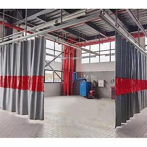Cortina de Soldadura 4.5x3.0M, Pantalla Divisoria Industrial Ignífuga, Protector Duradero para Taller - Product Image 3