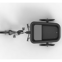 Gros pneu ebike quadricycle vélo remorque rockshox vélo inversé e bike moteur bosch cadre de route vélo cargo électrique pour la famille