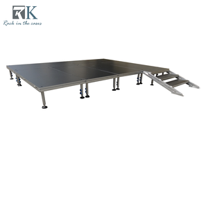 Rental Modular <b>Stage</b> Complete Set With Portable Access Stairs for Festival - Product Image 1