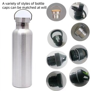 Daji <span class=keywords><strong>Hydro</strong></span> cao cấp cách điện thép không gỉ nhiệt chai bạc Rhinestone cốc cốc với kim cương Bling Chuỗi Ngọc Trai - Product Image 4