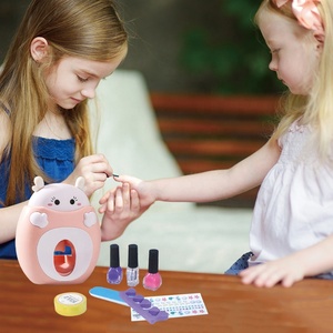 Studio de <span class=keywords><strong>manucure</strong></span> électrique DIY pour filles, ensemble de vernis à ongles lavable pour enfants avec machine à <span class=keywords><strong>manucure</strong></span>, jouet de beauté non toxique avec fard à paupières, cadeau - Product Image 2