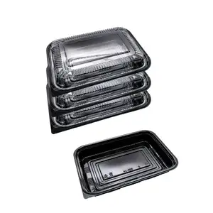 कस्टम पोर्टेबल भोजन फल पैकेजिंग कंटेनर माइक्रोवेव प्लास्टिक डिस्पोजेबल खाद्य पैकेजिंग बॉक्स